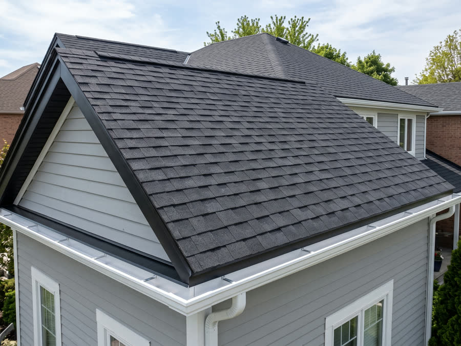 Asphalt re-roof, Burlington